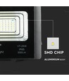 25W Solara LED breedstraler met zonne-energie - 550lm, IP65, zwart, incl. afstandsbediening en zonnepaneel
