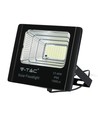 40W Zonne-energie LED breedstraler met sensor - 1050lm, 6000K, IP65, incl. afstandsbediening en zonnepaneel