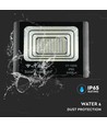 20W zonne-energie LED breedstraler - 1650lm, IP65, 6000K, zwart, incl. zonnepaneel en afstandsbediening