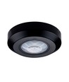 360° PIR infrarood plafondsensor - Zwart, opbouw, max 200W LED, IP20, bereik 8m