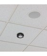 360° PIR infrarood plafondsensor - Zwart, opbouw, max 200W LED, IP20, bereik 8m