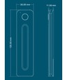 LEDlife rWave slanke touch dimmer afstandsbediening - 1 zone, batterij, incl. houder
