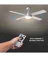 35W LED Plafondventilator met Verlichtingsset - RF Bediening, 4 Bladen, DC Motor