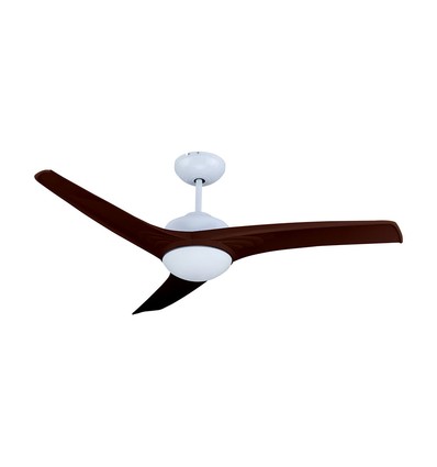 35W LED Plafondventilator - RF Bediening, 3 Bladen, DC Motor, Bruin