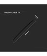 Kabelbinder 30 cm, 100 stuks - Breedte 3,5 mm zwart