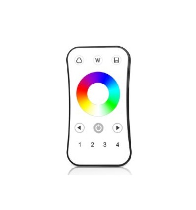 LEDlife rWave RGB/RGB+WW afstandsbediening - 4 zones, batterij, incl. houder