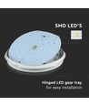 20W LED plafondlamp - Samsung LED chip, 3-in-1 CCT, IP65 waterdicht, bulkhead