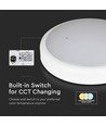 20W LED plafondlamp - Samsung LED chip, 3-in-1 CCT, IP65 waterdicht, bulkhead