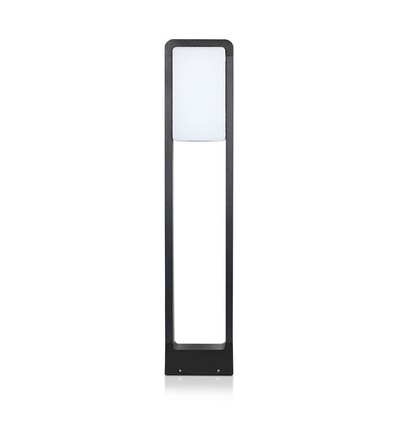 10W LED bolderarmatuur, 80cm - IP65, zwart, Samsung LED chip, koud wit, buiten