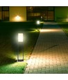 10W LED bolderarmatuur, 80cm - IP65, zwart, Samsung LED chip, koud wit, buiten