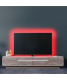 10m 4,8W/m RGB strip set - 12V DC, IP20, incl. afstandsbediening en voeding (2x5m)