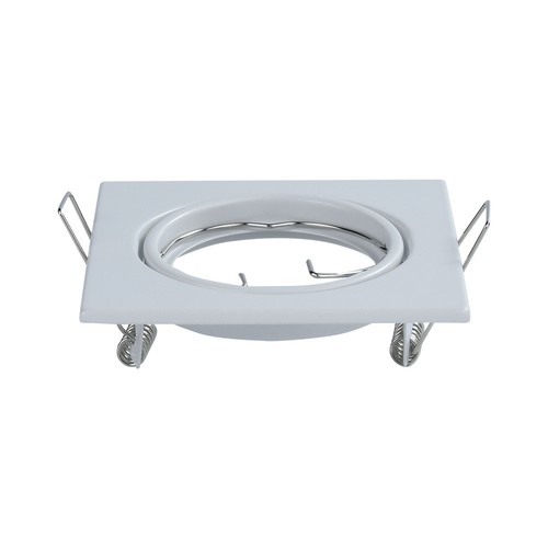 2 st. Vierkante GU10 inbouwspot - Wit, Gat: 70x70 mm, zonder lichtbron
