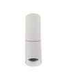 GU10 opbouwspot - Wit, Ø5,95cm, hoogte 19,7cm, IP20 binnenshuis, zonder lichtbron