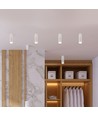 GU10 opbouwspot - Wit, Ø5,95cm, hoogte 19,7cm, IP20 binnenshuis, zonder lichtbron
