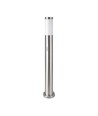 80cm tuinlamp met sensor - E27 fitting, roestvrij staal, IP44, max 60W