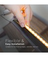 5m 10W/m COB-LED strip - 24V, IP20, 10mm breedte, COB LED