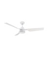 65W Plafondventilator - Wit met RF-bediening, 3 witte bladen, AC motor (52 inch)