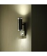 GU10 Wandlamp up/down met sensor - IP44 buiten, roestvrij staal, zonder lichtbron