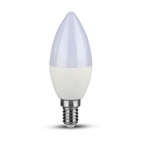 5,5W LED kaarslamp E14 - Samsung Chip, 4000K, dimbaar