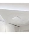25W LED plafondlamp, Samsung LED chip - 300x300mm, IP44, IK08, witte rand, 3000K