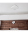 25W LED plafondlamp, Samsung LED chip - 300x300mm, IP44, IK08, witte rand, 3000K