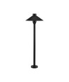 7W LED prikspot / tuinspot - Samsung LED chip, IP65, zwart, 2-in-1 tuinlamp