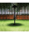 7W LED prikspot / tuinspot - Samsung LED chip, IP65, zwart, 2-in-1 tuinlamp