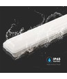 V-Tac 120cm armatuur incl. zonnepaneel - 18W, CCT(3-in-1), sensor, RF afstandsbediening, IP65 buiten