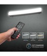 V-Tac 120cm armatuur incl. zonnepaneel - 18W, CCT(3-in-1), sensor, RF afstandsbediening, IP65 buiten