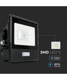 10W LED breedstraler - 6500K