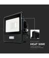 10W LED breedstraler - 6500K