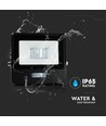 10W LED breedstraler - 6500K