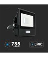 10W LED breedstraler - 6500K