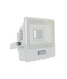 10W Schijnwerper - PIR Sensor, Samsung Chip, 6500K, Wit Behuizing