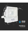 10W Schijnwerper - PIR Sensor, Samsung Chip, 6500K, Wit Behuizing