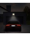 30W LED breedstraler met PIR sensor - Samsung LED chip, IP65, zwart, 1m kabel, buiten