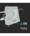 10W LED-breedstraler met sensor - Wit, Samsung LED-chip
