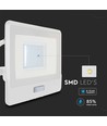 30W LED breedstraler met sensor - Samsung LED chip, IP65, 4000K, 1m kabel, buiten