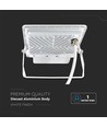 50W breedstraler - PIR-sensor, Samsung-chip, 1m kabel, 4000K, witte behuizing, werklamp