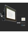 20W LED Schijnwerper - Samsung Chip, Directe Aansluiting, 4000K, Zwarte Behuizing