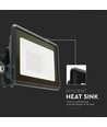 20W LED Schijnwerper - Samsung Chip, Directe Aansluiting, 4000K, Zwarte Behuizing