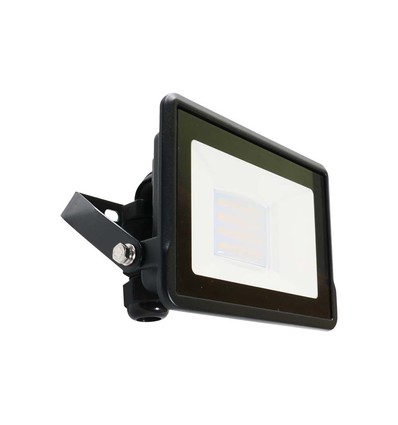 20W LED-projector - Samsung chip, directe aansluiting, 6500K, zwarte behuizing