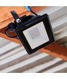20W LED-projector - Samsung chip, directe aansluiting, 6500K, zwarte behuizing