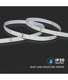 5m 4W/m LED strip, RA90 - 24V, 200lm/W, 90 LED per meter, IP20 binnenshuis