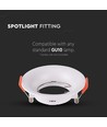 GU10/MR16 Downlight - Excl. lichtbron, Zaagmaat: Ø8 cm, Afmetingen: Ø8,8 cm