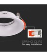 GU10/MR16 Downlight - Excl. lichtbron, Zaagmaat: Ø8 cm, Afmetingen: Ø8,8 cm