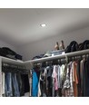GU10 inbouwspot - Vierkant, wit, IP20, gat: 83x83mm, zonder lichtbron