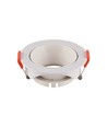 GU10 inbouwspot - Rond, wit/wit, IP20, Gat: Ø7,2 cm, Afmeting: Ø8,5 cm