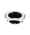 GU10 lamp - ronde witte rand, zwarte reflector