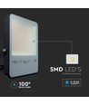 50W LED breedstraler met Samsung chip - 137lm/W, IP65, zwart, 6500K, 5 jaar garantie